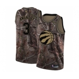 Men's Nike Toronto Raptors #3 OG Anunoby Swingman Camo Realtree Collection NBA Jersey