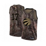 Men's Toronto Raptors #17 Jeremy Lin Swingman Camo Realtree Collection 2019 Basketball Finals Bound Jersey