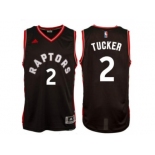 Men's Toronto Raptors #2 P. J. Tucker adidas Black Player Swingman Alternate Jersey