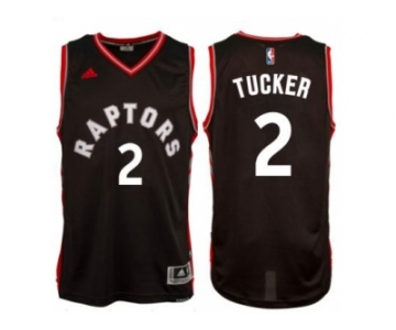 Men's Toronto Raptors #2 P. J. Tucker adidas Black Player Swingman Alternate Jersey