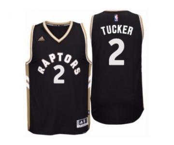 Men's Toronto Raptors #2 P. J. Tucker adidas Black Player Swingman OVO Jersey