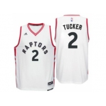 Men's Toronto Raptors #2 P. J. Tucker adidas White Player Swingman Home Jersey