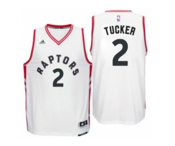 Men's Toronto Raptors #2 P. J. Tucker adidas White Player Swingman Home Jersey