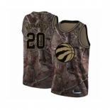 Men's Toronto Raptors #20 Dewan Hernandez Swingman Camo Realtree Collection Basketball Jersey