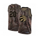 Men's Toronto Raptors #20 Jodie Meeks Swingman Camo Realtree Collection 2019 Basketball Finals Bound Jersey