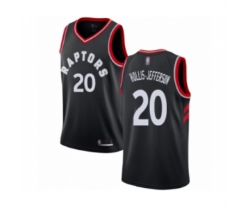 Men's Toronto Raptors #20 Rondae Hollis-Jefferson Authentic Black Basketball Jersey Statement Edition