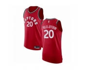 Men's Toronto Raptors #20 Rondae Hollis-Jefferson Authentic Red Basketball Jersey - Icon Edition