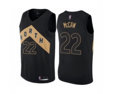 Men's Toronto Raptors #22 Patrick McCaw Authentic Black Basketball Jersey - City Edition