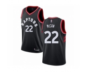 Men's Toronto Raptors #22 Patrick McCaw Authentic Black Basketball Jersey Statement Edition