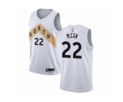 Men's Toronto Raptors #22 Patrick McCaw Authentic White Basketball Jersey - City Edition