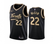 Men's Toronto Raptors #22 Patrick McCaw Black City Edition New Uniform 2020-21 Stitched Basketball Jersey