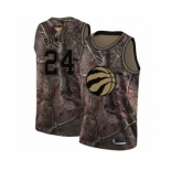 Men's Toronto Raptors #24 Norman Powell Swingman Camo Realtree Collection 2019 Basketball Finals Bound Jersey