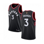 Men's Toronto Raptors #3 OG Anunoby Authentic Black 2019 Basketball Finals Bound Jersey Statement Edition