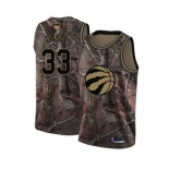 Men's Toronto Raptors #33 Marc Gasol Swingman Camo Realtree Collection 2019 Basketball Finals Bound Jersey