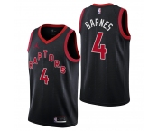 Men's Toronto Raptors #4 Scottie Barnes Statement Edition Black Jersey