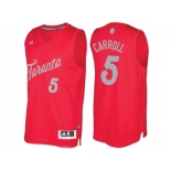 Men's Toronto Raptors #5 DeMarre Carroll Red 2016 Christmas Day NBA Swingman Jersey