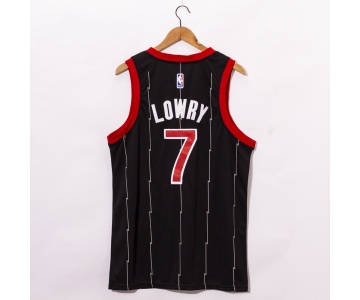 Men's Toronto Raptors #7 Kyle Lowry Authentic Black  Basketball Jerseys 2021 New