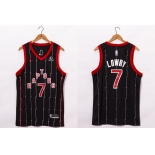 Men's Toronto Raptors #7 Kyle Lowry Black 2021 Brand Jordan City Edition Swingman Jersey With The Sponsor Logo