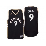 Men's Toronto Raptors #9 Serge Ibaka adidas Red Player Swingman OVO Jersey