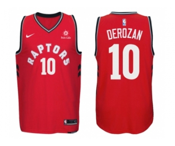 Nike NBA Toronto Raptors #10 DeMar DeRozan Jersey 2017-18 New Season Red Jersey