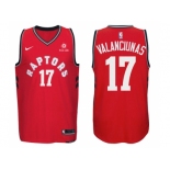 Nike NBA Toronto Raptors #17 Jonas Valanciunas Jersey 2017-18 New Season Red Jersey