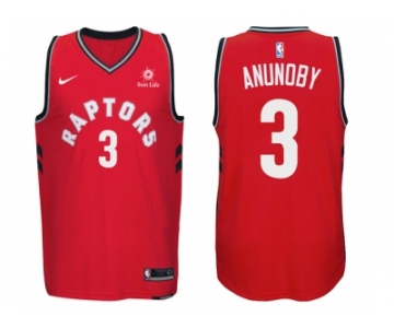 Nike NBA Toronto Raptors #3 OG Anunoby Jersey 2017-18 New Season Red Jersey