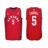 Nike NBA Toronto Raptors #5 DeMarre Carroll Jersey 2017-18 New Season Red Jersey