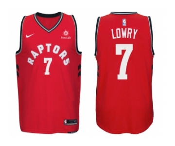 Nike NBA Toronto Raptors #7 Kyle Lowry Jersey 2017-18 New Season Red Jersey