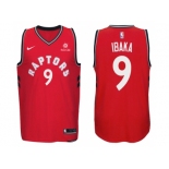 Nike NBA Toronto Raptors #9 Serge Ibaka Jersey 2017-18 New Season Red Jersey