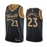 Nike Raptors #23 Fred VanVleet Black NBA Swingman 2020-21 City Edition Jersey