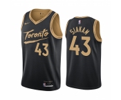 Nike Raptors #43 Pascal Siakam Black NBA Swingman 2020-21 City Edition Jersey