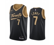 Nike Raptors #7 Kyle Lowry Black NBA Swingman 2020-21 City Edition Jersey