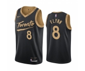 Nike Raptors #8 Malachi Flynn Black NBA Swingman 2020-21 City Edition Jersey