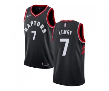 Nike Toronto Raptors #7 Kyle Lowry Black NBA Swingman Statement Edition Jersey