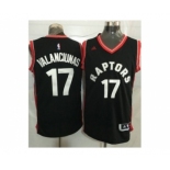 Toronto Raptors #17 Jonas Valanciunas Black Stitched NBA Jersey