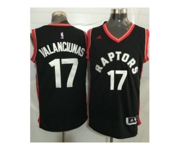 Toronto Raptors #17 Jonas Valanciunas Black Stitched NBA Jersey