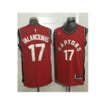 Toronto Raptors #17 Jonas Valanciunas Red Stitched NBA Jersey