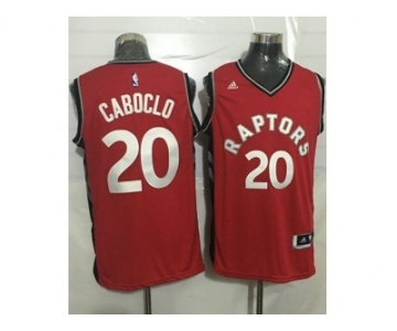 Toronto Raptors #20 Bruno Caboclo Red Stitched NBA Jersey