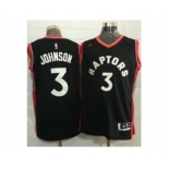 Toronto Raptors #3 James Johnson Black Stitched NBA Jersey