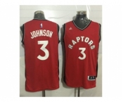 Toronto Raptors #3 James Johnson Red Stitched NBA Jersey