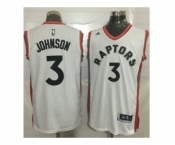 Toronto Raptors #3 James Johnson White Stitched NBA Jersey