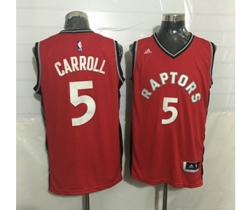 Toronto Raptors #5 DeMarre Carroll Red Stitched NBA Jersey