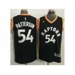 Toronto Raptors #54 Patrick Patterson Black Gold Stitched NBA Jersey