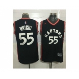 Toronto Raptors #55 Delon Wright Black Stitched NBA Jersey