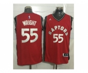 Toronto Raptors #55 Delon Wright Red Stitched NBA Jersey