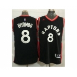 Toronto Raptors #8 Bismack Biyombo Black Stitched NBA Jersey