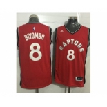 Toronto Raptors #8 Bismack Biyombo Red Stitched NBA Jersey