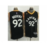 Toronto Raptors #92 Lucas Nogueira Black Gold Stitched NBA Jersey