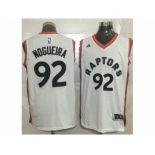 Toronto Raptors #92 Lucas Nogueira White Stitched NBA Jersey