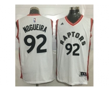 Toronto Raptors #92 Lucas Nogueira White Stitched NBA Jersey